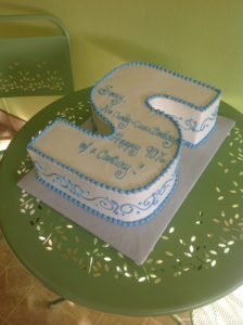 536, 90th birthday, ninetieth birthday, white, blue, carved