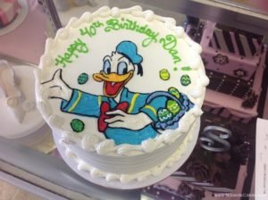 1075, 40th birthday, fortieth birthday, donald duck, donald, disney, easter, white, blue, green